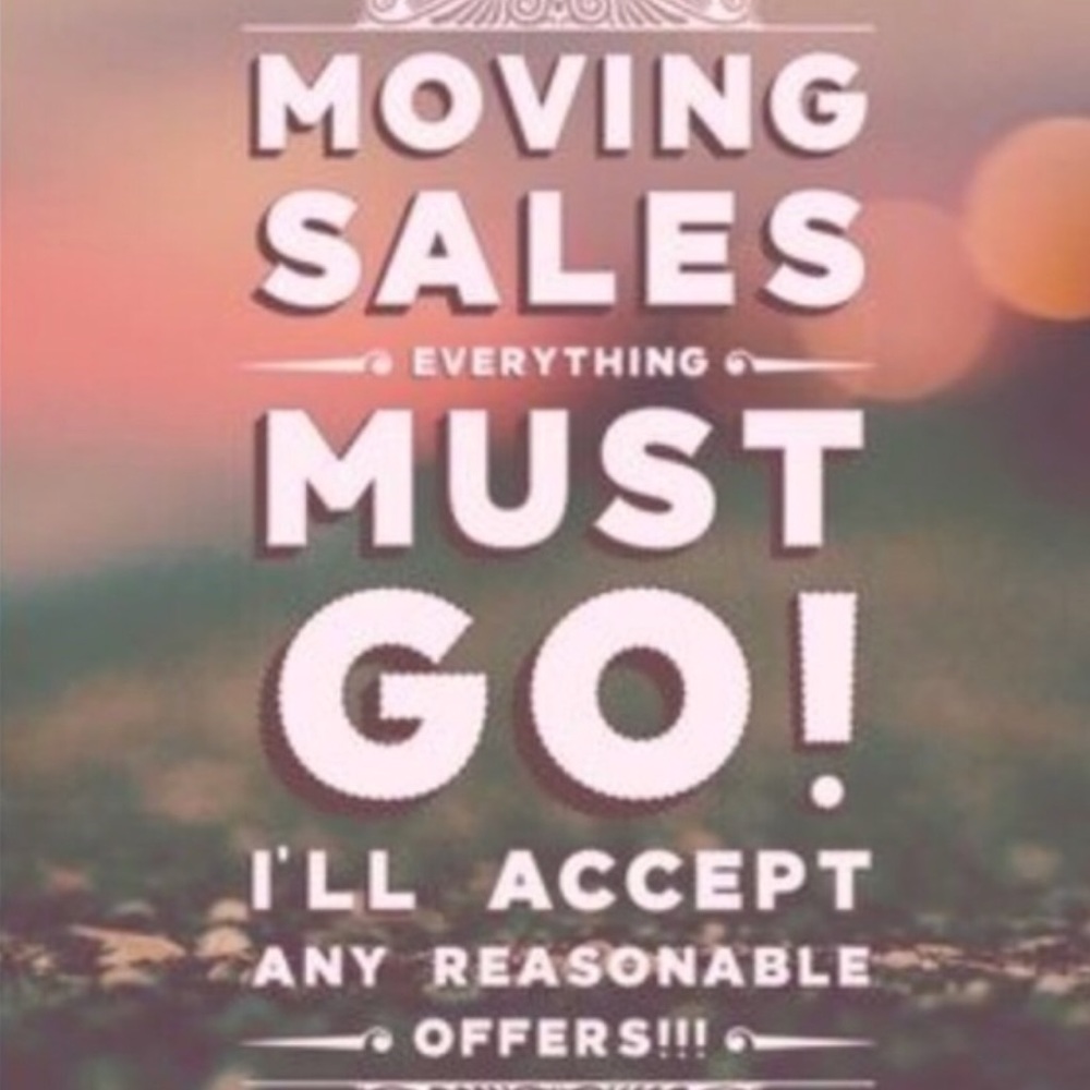 MOVING SALE